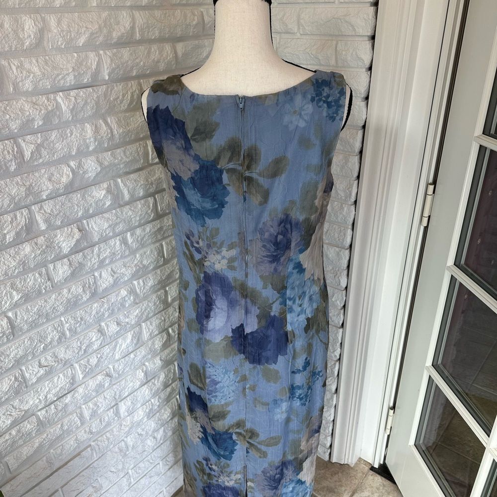 Blue Floral Dress - Picture 7 of 7